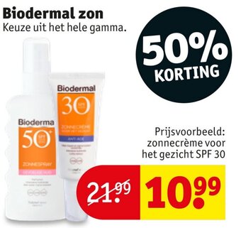 Kruidvat Biodermal zon aanbieding