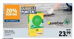 GAMMA Weber Beamix egalisatie 20 kg aanbieding
