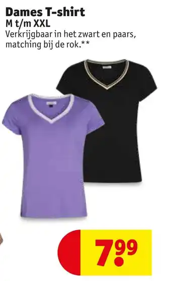 Kruidvat Dames T-shirt M t/m XXL aanbieding