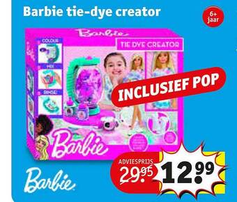 Kruidvat Barbie Tie-dye Creator aanbieding