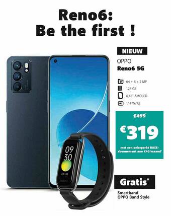 Base Oppo Reno6 5g aanbieding