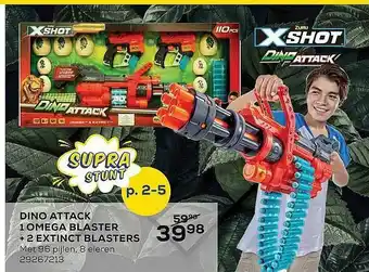 Dino Attack 1 Omega Blaster + 2 Extinct Blaster
