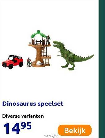 Action Dinosaurus Speelset aanbieding
