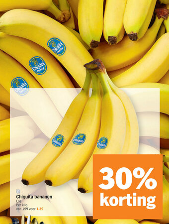 Albert Heijn Chiquita bananen aanbieding