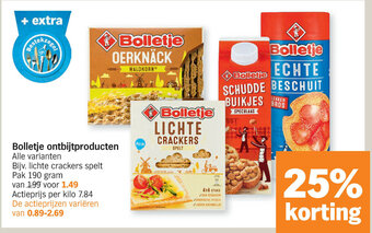 Bolletje ontbijtproducten