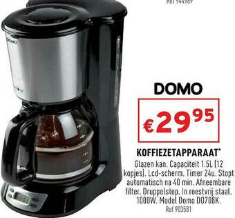 Trafic Koffiezetapparaat aanbieding