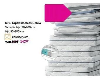 Leen Bakker Topdekmatras deluxe aanbieding