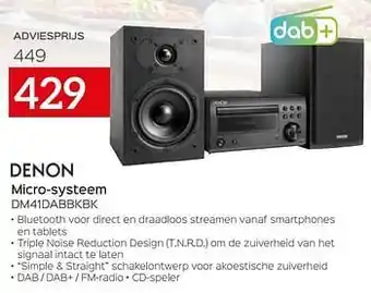 Denon micro-systeem dm41dabbkbk