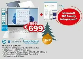 Exellent Hp pavilion 15-eg0013nb aanbieding