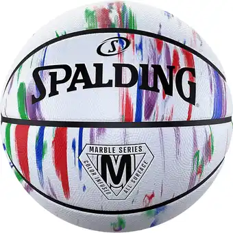 Decathlon Spalding-basketbal Marble White aanbieding