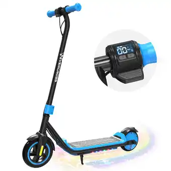 Decathlon Elektrische Step voor Kinderen EVERCROSS - E6 Blauw aanbieding