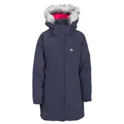 Decathlon Childrens Girls Fame Waterdicht Parka Jasje (Marine) aanbieding