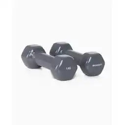 Decathlon Vinyl Dumbbells 1 kg (Paar) - BOOMFIT aanbieding