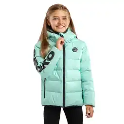 Decathlon Kinderen waterbestendig puffer jack meisjes POV-G SIROKO Groen aanbieding