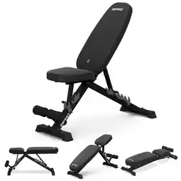 Decathlon Fitnessbank Zipro Jacked verstelbare, trainingsbank inklapbare aanbieding