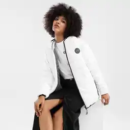 Decathlon Dames Lifestyle waterbestendig puffer jack Natur-W SIROKO Wit aanbieding