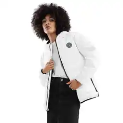 Decathlon Dames Lifestyle waterbestendig puffer jack Natur-W SIROKO Wit aanbieding