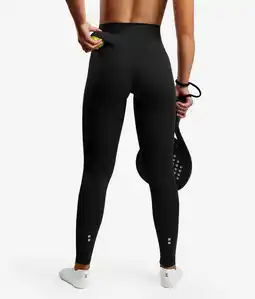 Decathlon Smart Tennis/Padel Legging met Balzak Dames Zwart aanbieding