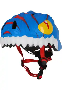 Decathlon Fietshelm voor kinderen | Blauwe Dino | Crazy Safety | EN1078 Gecertificeerd aanbieding