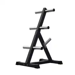 Decathlon Schijvenstandaard Zwart - Diameter 50/51 mm - Schuin - Halterrek aanbieding