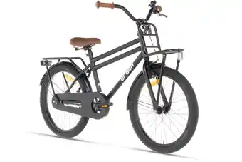 Decathlon Cortego Urban Jongensfiets Mat Zwart 18 inch aanbieding