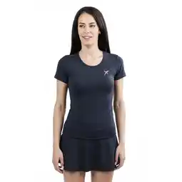 Decathlon Padel Drop Shot Tania 2023 zwart t-shirt met korte mouwen aanbieding