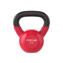 Decathlon Kettlebell Vinyl - 12 kg - Rood aanbieding