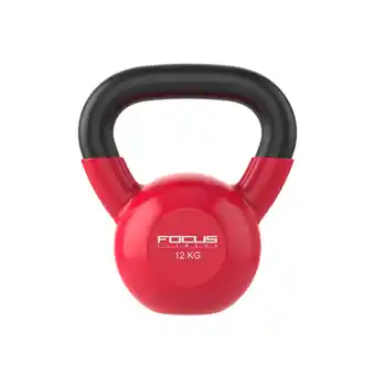 Decathlon Kettlebell Vinyl - 12 kg - Rood aanbieding