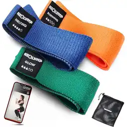 Decathlon Resistance Band mini van katoen - set van 3 - weerstandsbanden, gymnastiekband aanbieding