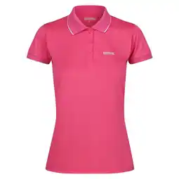 Decathlon Dames Remex II Polo Hals TShirt (Flamingo Roze Effen) aanbieding