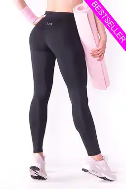 Decathlon Legging push up met hoge taille BLACK NIGHT aanbieding