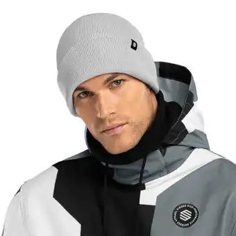 Decathlon Heren en Dames Wintersport Wintermuts Snowflake Dark Grey SIROKO Grijs aanbieding