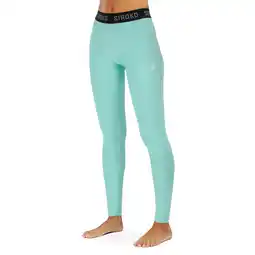 Decathlon Dames Wintersport thermische onderbroek Laax SIROKO Turquoise aanbieding