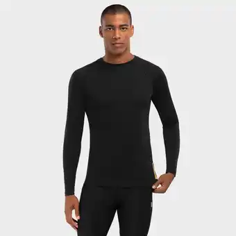 Decathlon Heren Wintersport wol ondershirt Ultimate Thermal SIROKO Zwart aanbieding