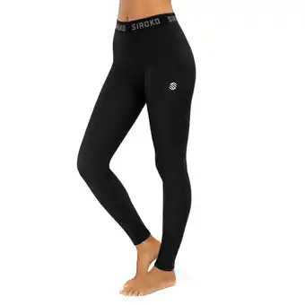 Decathlon Dames Wintersport thermische onderbroek Blink SIROKO Zwart aanbieding