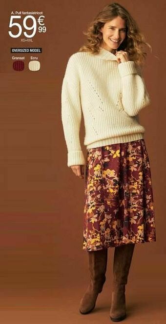 Damart Pull fantasietricot aanbieding