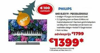 Exellent Philips uhd oled tv - pq55oled93512 aanbieding