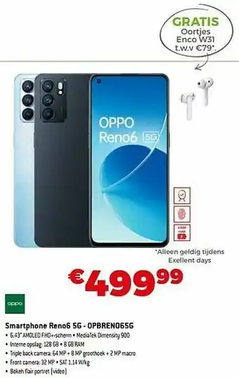 Oppo smartphone reno6 5g - opbreno65g