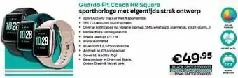 CompuDeals Guardo fit coach hr square black aanbieding