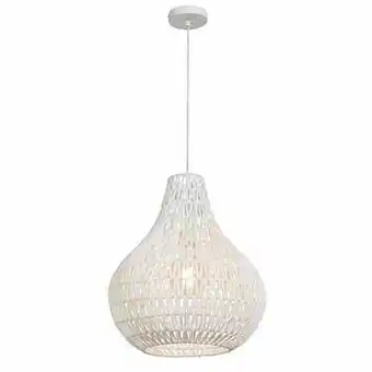 Leen Bakker Hanglamp Ragne - wit - Leen Bakker aanbieding