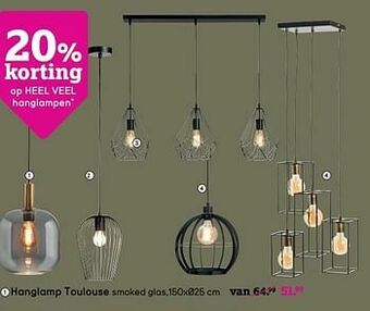 Leen Bakker Hanglamp toulouse aanbieding