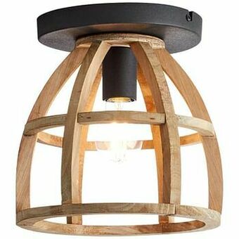 Brilliant hanglamp Matrix - hout - 95 cm - Leen Bakker