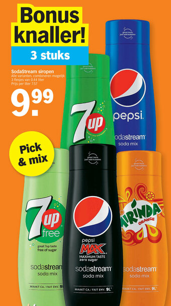 Albert Heijn SodaStream siropen aanbieding