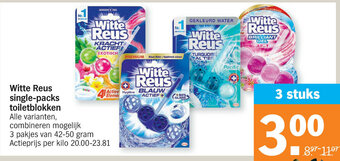 Albert Heijn Witte Reus single-packs toiletblokken aanbieding