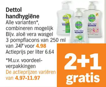 Albert Heijn Dettol handhygiene aanbieding