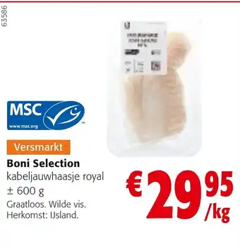 Colruyt Boni selection kabeljauwhaasje royal aanbieding