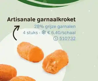 Artisanale Garnaalkroket 4 stuks per schaal