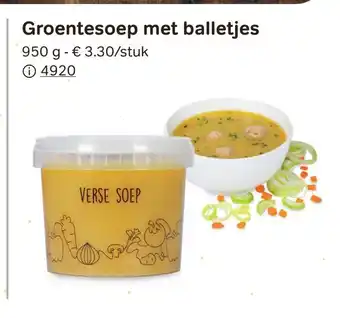 Bon Ap Groentesoep Met Balletjes 950g per stuk aanbieding