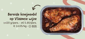 Bon Ap Bereide Konijnenbil Op Vlaamse Wijze 420g aanbieding
