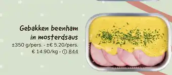 Bon Ap Gebakken Beenham in Mosterdsaus 350g aanbieding